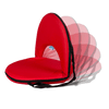 Pacific Play Tents  Multi Fold Padded Seat - Red