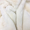 Pretty Rugged Luxe Faux Fur Toddler White Mink Blanket