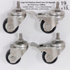 New Saffire 304 Stainless Steel Caster Set Large