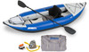 Sea Eagle 300XK_P Inflatable 2 Person Explorer Pro Kayak Package