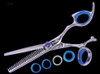 Sharkfin 28 Tooth Right Hand Professional Swivel Stainless Scissor Shears