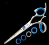 Sharkfin 5" Right Hand Professional Line Swivel Stainless Scissor Shears