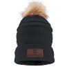 Striker Bemidji Fur Pom Black Hat