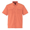 Striker Coolwave Sanibel Bay UPF 50 Men's Button-Down Coral Shirt In Medium