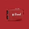 Pinned Golf Prism Golf Rangefinder Rechargeable Battery Red