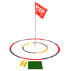 Izzo Golf Backyard Bullseye Golf Practice Set in 1 Piece Flag Set