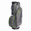 Izzo Golf Ultra-Lite High Strength Polyester Golf Cart Bag in Lime Green/Gray