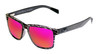 Icicles Moto CF Singal Standard HD Road Lens Sunglasses with Liquid Black Frame