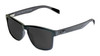 Icicles Moto CF Singal Standard Grey Lens Sunglasses with Matte Black Frame