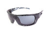 Icicles Stinger Singal Liquid Polarized Grey Lens Sunglasses with Black Frame