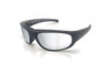 Sun Rider Singal Transition Mirror Silver Lens Sunglasses with Black Frame