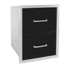 Wild Fire Ranch 304 Bss Double Black Drawer in 16" x 22"