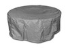 Grand Canyon 48" x 48" Olympus Round Grey Gas Fire Pit Table Cover