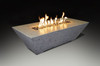 Grand Canyon 60" x 30" Olympus Rectangular White Liquid Propane Fire Pit Table