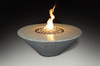 Grand Canyon 48" x 48" Olympus Round White Natural Gas Fire Pit Table