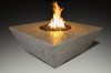 Grand Canyon 48" x 48" Olympus Square White Natural Gas Fire Pit Table