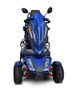 Ev Rider S12X - Blue Vita Monster 4 Wheel Power Scooter Blue