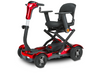 Ev Rider S26Af-Rm Teqno 4 Wheel Power Scooter Ruby Red