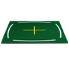 Spornia Golf Academy Chipping Hitting Practice Mat 5' x 5' With 4 PK Tee Claw Training Aid