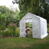 Rhino Shelter Instant Greenhouse House Style Zipper Doors Cover, 22'Wx24'Lx12'H