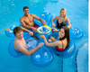 Rave Sports Aviva 1020272 Ahh-qua Bar Group Pool Float with 4 Solar Seats