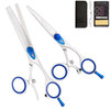 New Washi Shears Silver Crown Swivel Shears Set In Size 5.0, 5.5, 6.0, 7.0