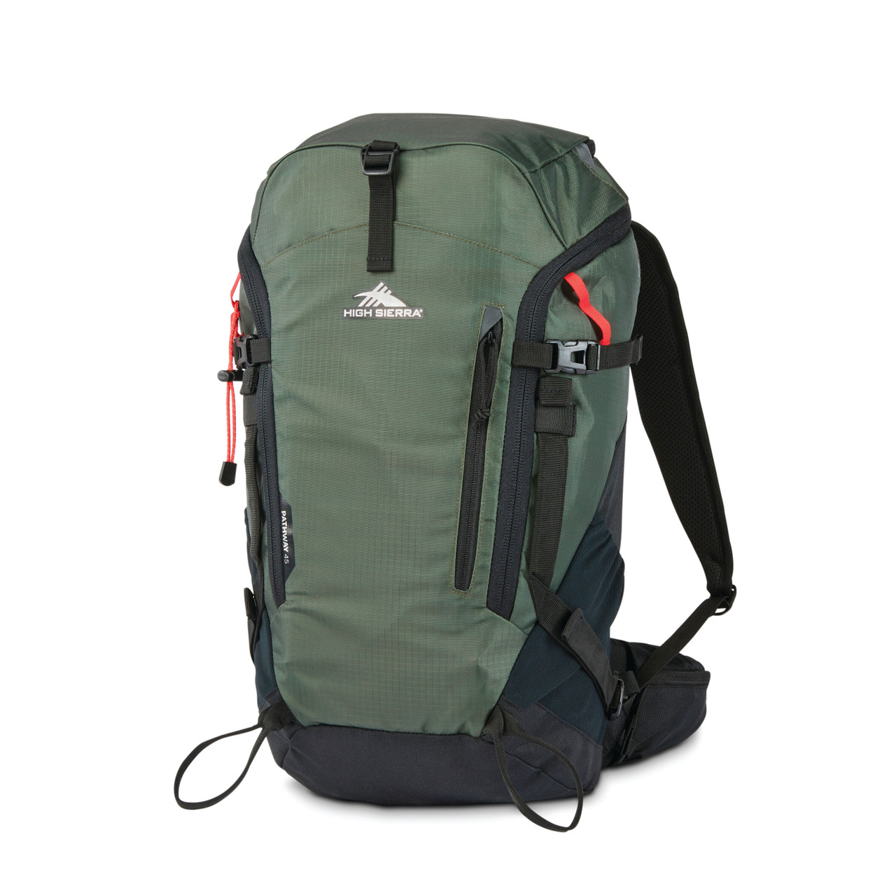 New High Sierra Pathway 45L Backpack In Forest Green/Black