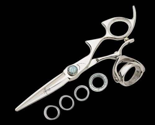 Sharkfin Shears Double Shark Right Handed Super Swivel Stainless