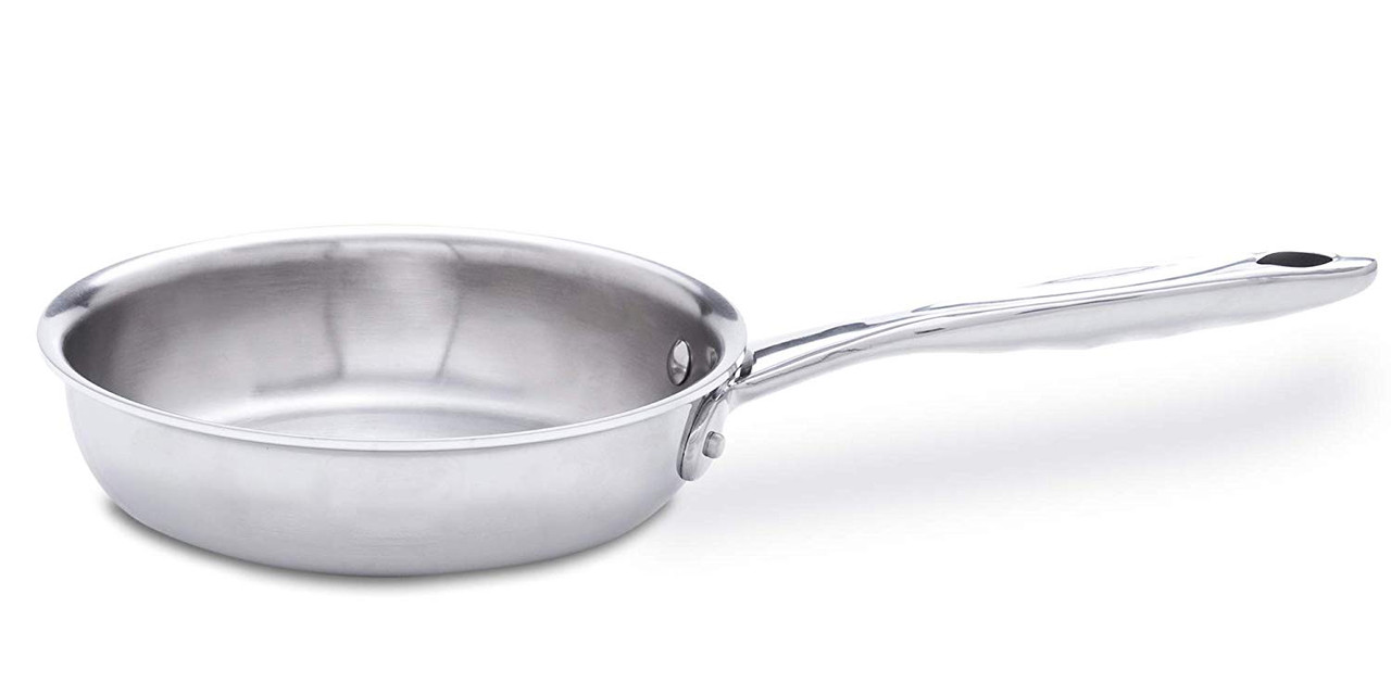 360 Stainless Steel Frying Pan, Handcrafted in The USA, Induction Cookware, Dish