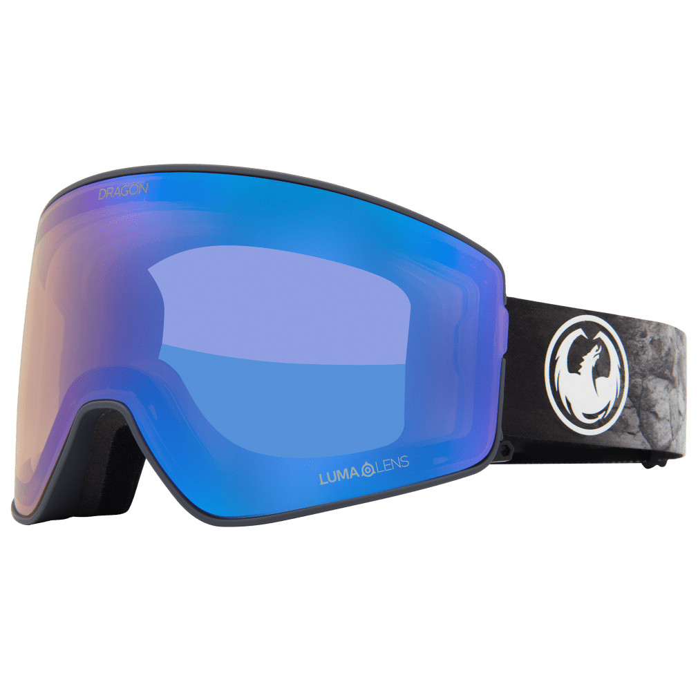 Dragon Alliance Pxv2 Boulder Strape Lumalens Flash Blue Lens Goggles