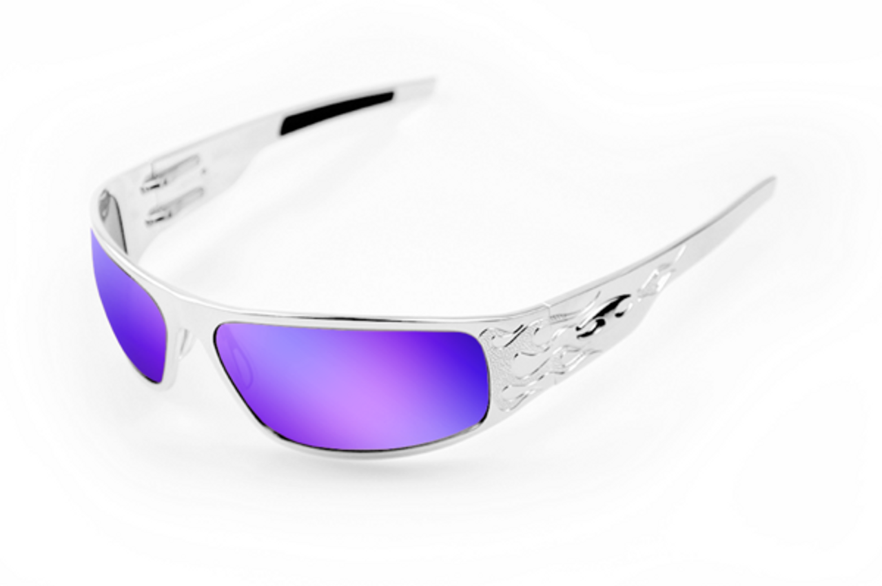 Buy I-Gog Metal Full Frame IG-8605-GL-YL Golden Rectangle Big Men Sunglasses