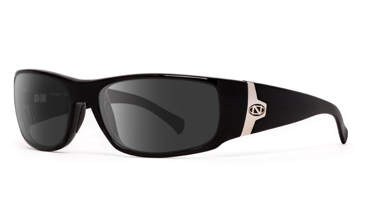ONOS ORETI Grey Mirror POLARIZED Black Frame Sunglasses