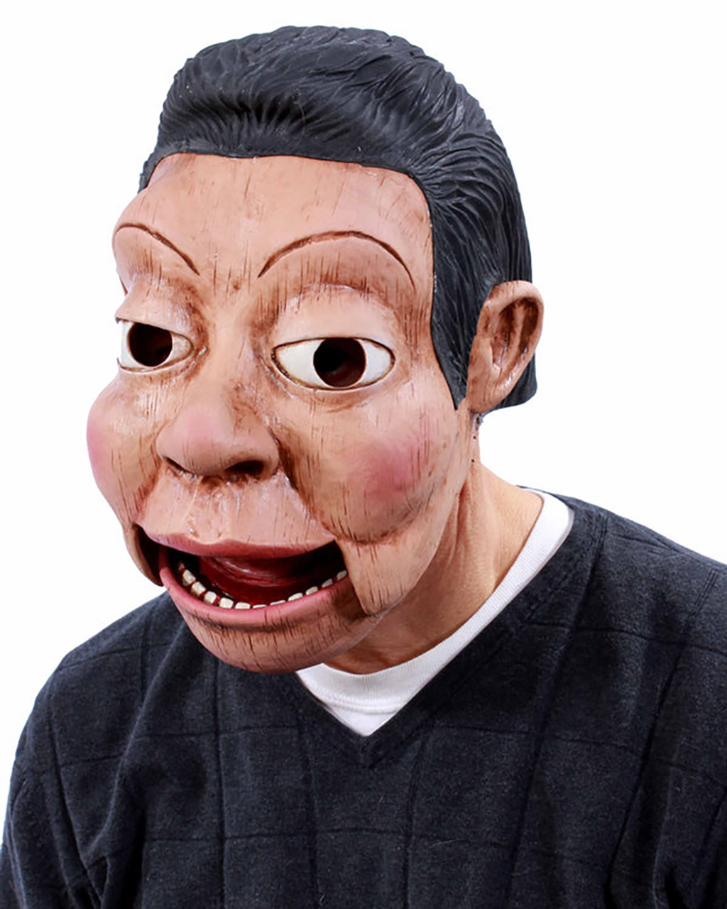 Smashing Jack Pumpkin Monster Latex Face Mask with Moving Mouth