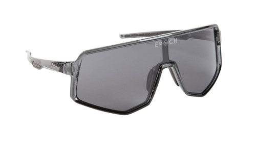 Epoch L2 Sport Wrap Gloss Crystal Gray Frame Smoke Lens Sunglasses