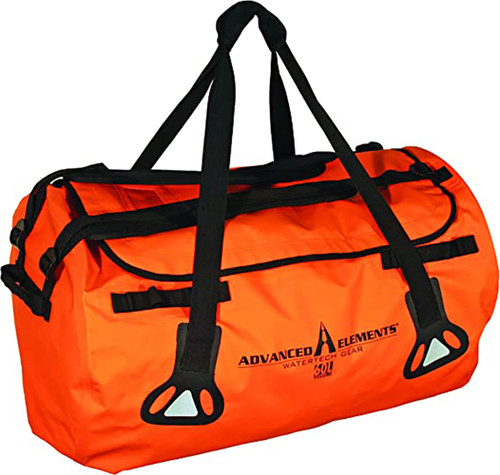 Advanced Elements Abyss All-Weather Duffel Orange and Black Bag 60L