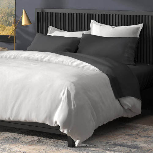 Purecare Bamboo Rayon Shadow Bed Sheets  in Split King