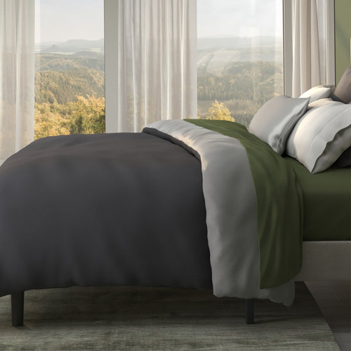 Purecare Duvet Shadow Dove Gray Cover and Cooling in King / Cal King: 110x98"