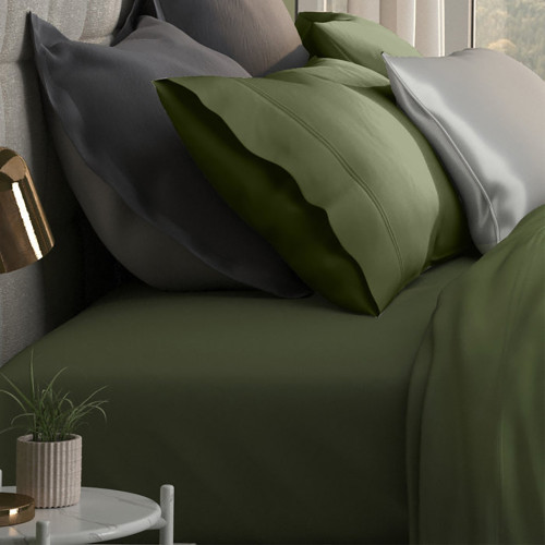 Purecare Soft Touch Tencel Modal Moss Pillowcases in Standard: 20x28”