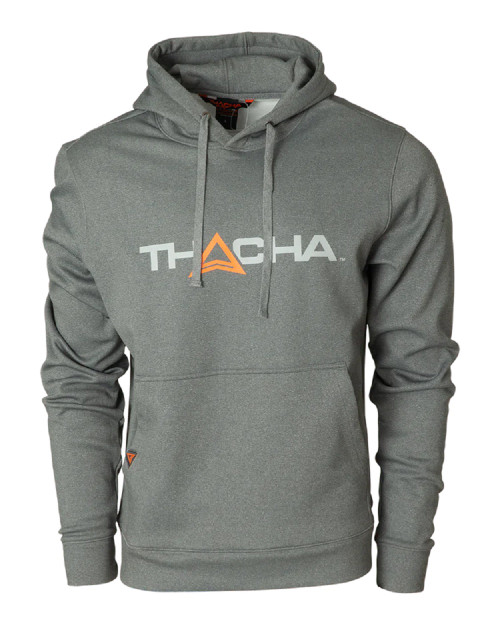 Thachagear Thacha Logo Hoodie Sweatshirt Grey in Size 2X Large