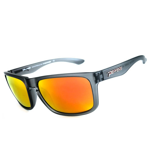Peppers Sunset Blvd Grey With Red Mirror Polarized Lens Sunglasses