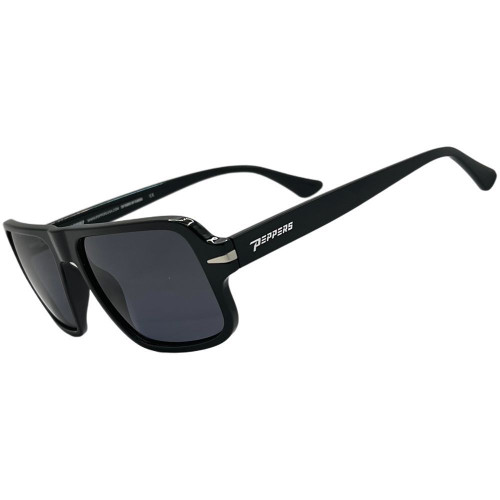 Peppers Cape Town Shiny Black with Smoke Polarized Lens Sunglasses