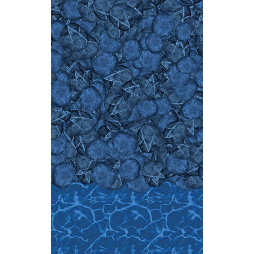 Bluewave Pebble 48" Round Cove Heavy Gauge Unibead Liner in 8'