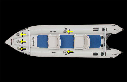 New Sea Eagle 437PS Paddleski Start Up Package Inflatable Boat