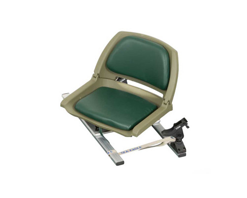 New Sea Eagle Green Swivel Seat Fishing Rig With Scotty Rod Holders