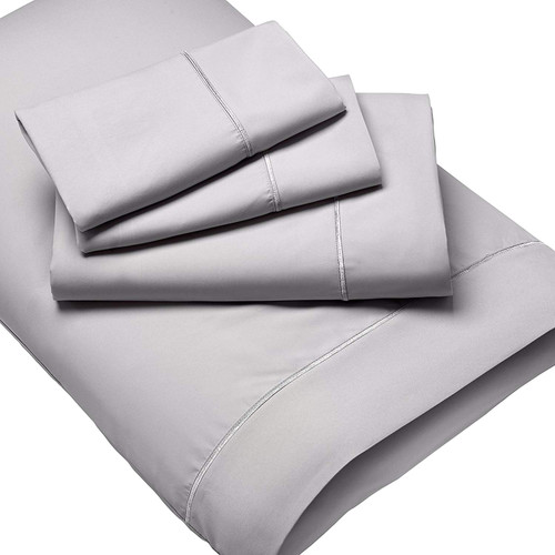 New Purecare Luxury Microfiber Wrinkle Resistant Queen Dove Gray Sheet Set