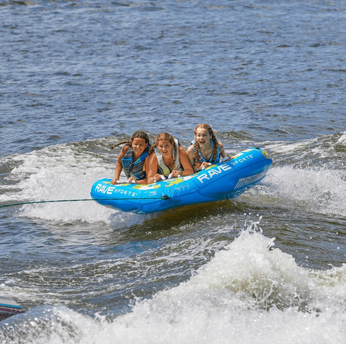 Rave Sports Mambo Boat Towable Tube 1-3 Riders Max Weight 510lbs