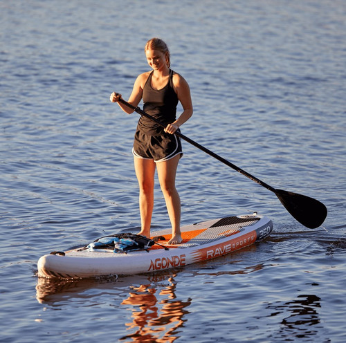Rave Sports Agonde 350 11’6” iSUP Mesabi Orange Inflatable Stand Up Paddle Board