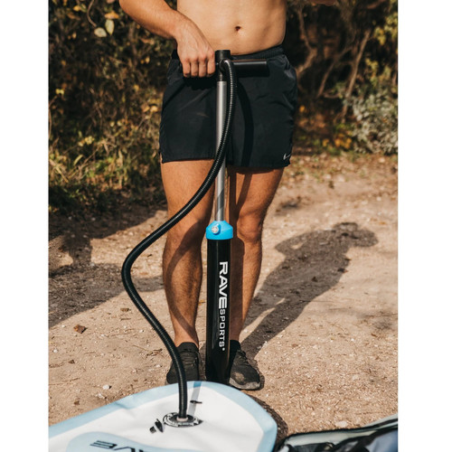 Rave Sports Kota iSUP Inflatable Stand Up Paddle Board Package Mountain Lake
