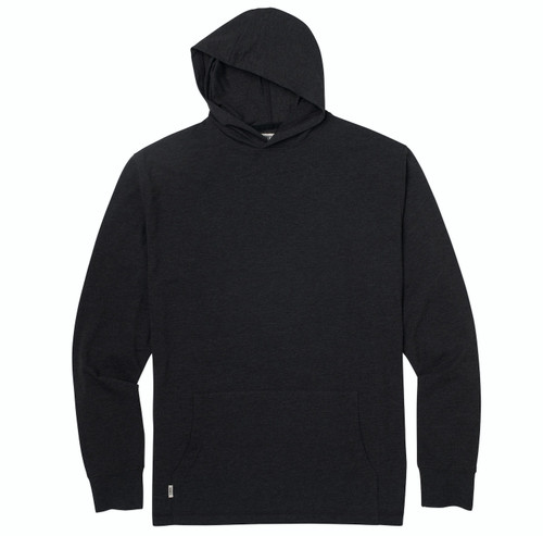 Linksoul Mens Anza Pullover Essentials Black Heather Layer in X-Large