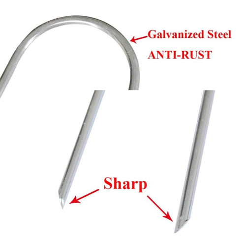 Skywalker 12.5 " Galvanized Steel Wind Stakes Pack Of 4